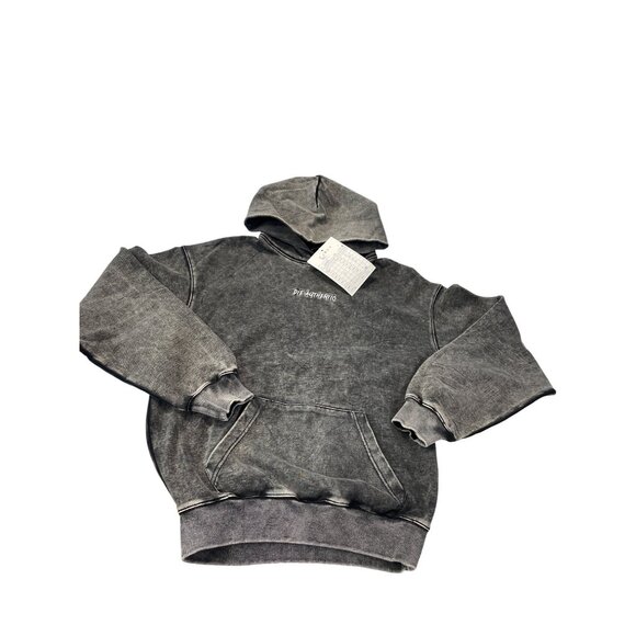 Die Authentic Other - Die Authentic Distressed Die Washed Gray embroided Hoodie Sweatshirt L SKU 9333